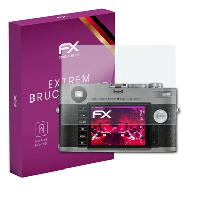 atFoliX Glasfolie für Leica M-E Typ 240 Displayfolie 9H Schutzpanzer
