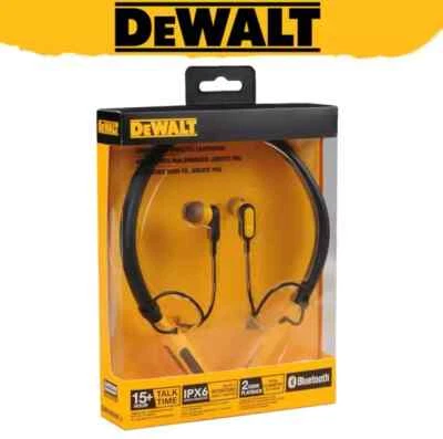 DEWALT 190-2091-DWE Wireless Bluetooth Baustelle Pro Nackenbügel Kopfhörer