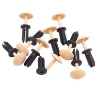 10 StüCk You.S Universal Innenraum Verkleidung Innen Spreizclips Clips - Beige