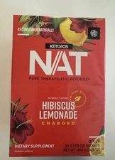 Pruvit OSNAT Ketones HIBISCUS LIMONADE CHARGED 20pkt *FREE SHIPPING *