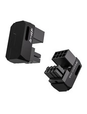 Shield Series 8-Pin PCIe GPU Power Adapter180-Degree U-Turn Angled Connector ...