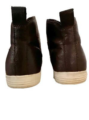 Ben Sherman Vaughn High-Top Sneakers Boots Brown With Orange  display picture 1