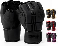 EVO MMA Gloves Martial arts Sparring UFC Training Kick Boxing karate PU LEATHER