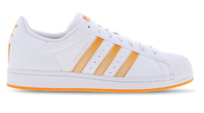 Adidas Originals Superstar Herren Sneaker Weiß Orange Rush