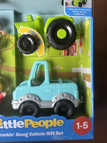 FISHER PRICE Little People Truckin Along Vehicle Gift Set 1-5 Toddler - Afbeelding 9 van 10