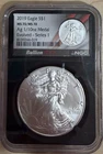 2019 $1 AMERICAN SILVER EAGLE NGC MS70 BULLION PLUS EVOLVED + 1/10TH AG MS70
