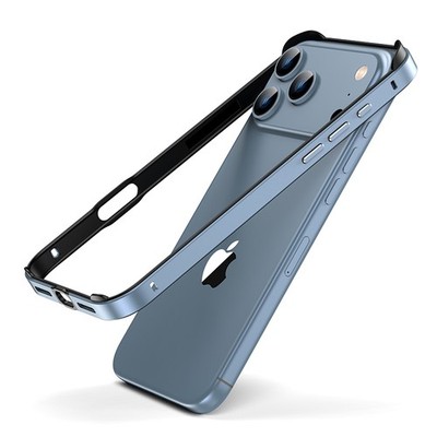 Für iPhone 17 Pro Max 16 15 14 13 Aluminium Rahmen Stoßfest Reiner Rand Hülle