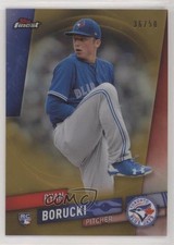 2019 Topps Finest Gold Refractor 36/50 Ryan Borucki #41 00hy