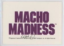 1990 Classic WWF Randy Savage (No Logo Contest on Back) #137 HOF 11pj