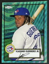 Vladimir Guerrero Jr. 2021 Topps Chrome #200 Aqua Wave Refractor