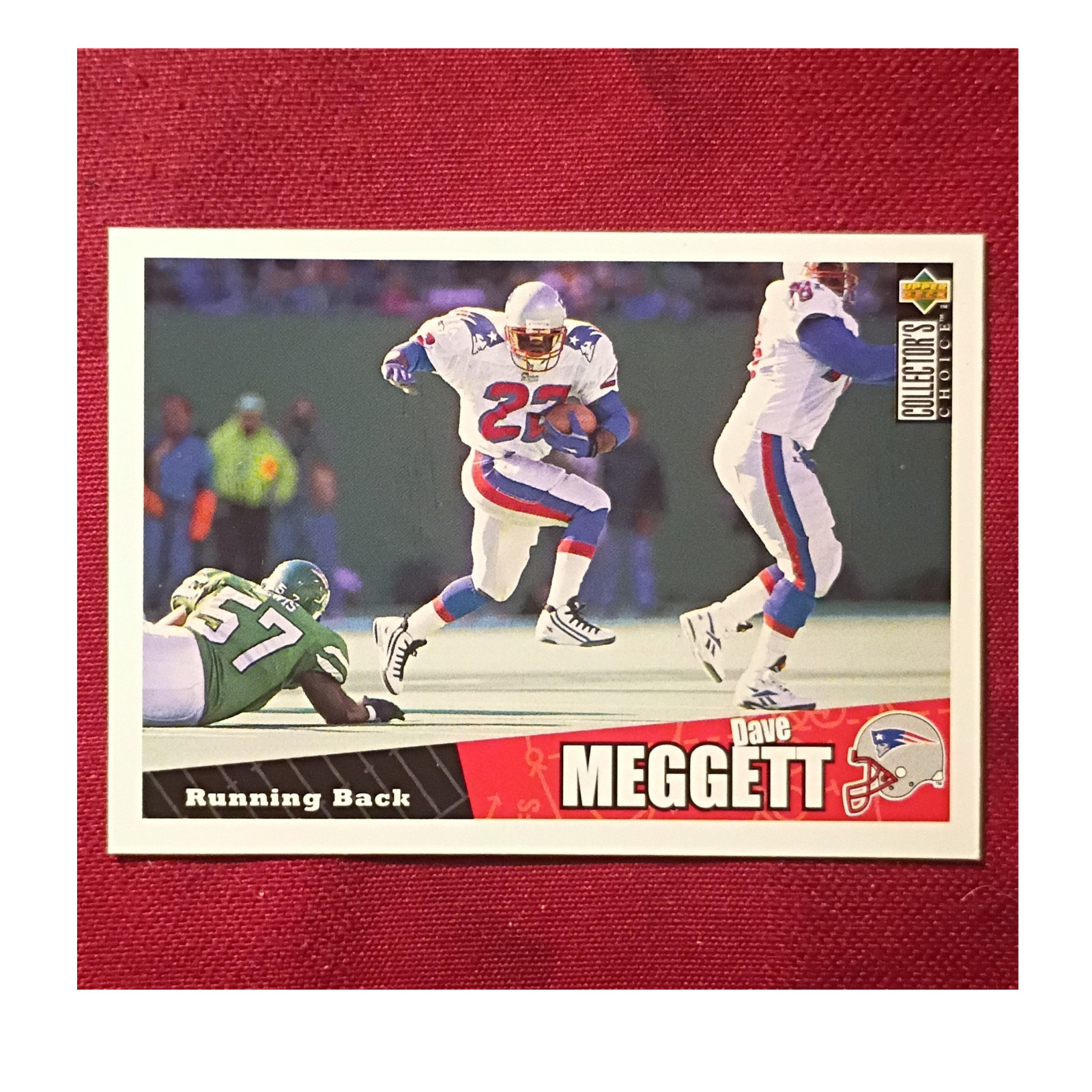 Upper Deck 1996 Collector's Choice Player's Club Dave Meggett #368 Patriots