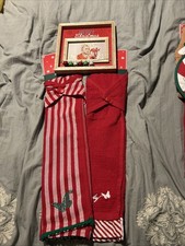 Two Dolly Parton fridge towels and Christmas picture