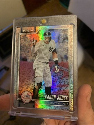 AARON JUDGE 2026 TOPPS Y5 YEARS REFRACTOR /75 #1 N.Y. YANKEES ALL RISE MVP!