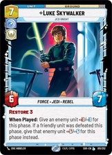 Luke Skywalker Jedi Knight 051/252 carta