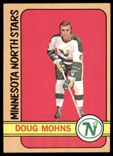 1972-73 TOPPS DOUG MOHNS MINNESOTA NORTH STARS #78 EX-EXMT