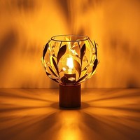 Tischleuchte Tischlampe Schlafzimmerleuchte Kristalle Leselampe Holz Gold Led