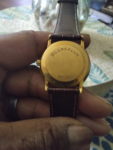 Blancpain Villeret Ref. 0095-1418 18K Solid Gold Automatic Date Wristwatch