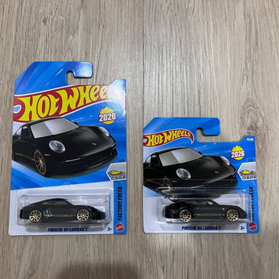 Hot Wheels 2026 Mainline Case G Porsche 911 Carrera T Short Card & Long Card Lot