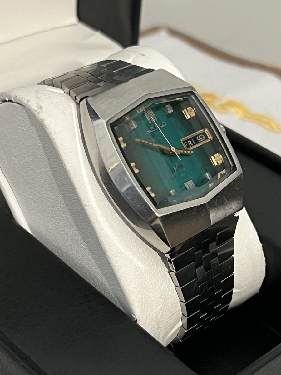King Seiko Vanac KS Special 5256-5000 Automatic Green Dial Day