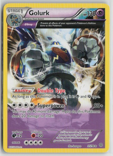 Golurk 35/98 Rare Ancient Origins Pokemon Moderately Played