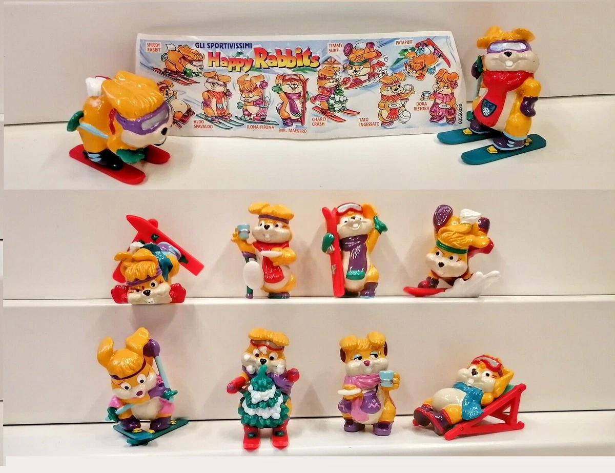 HAPPY DINOS 1994 KINDER Serie Completa In Perfetto Stato, NO CARTINA - Foto 2