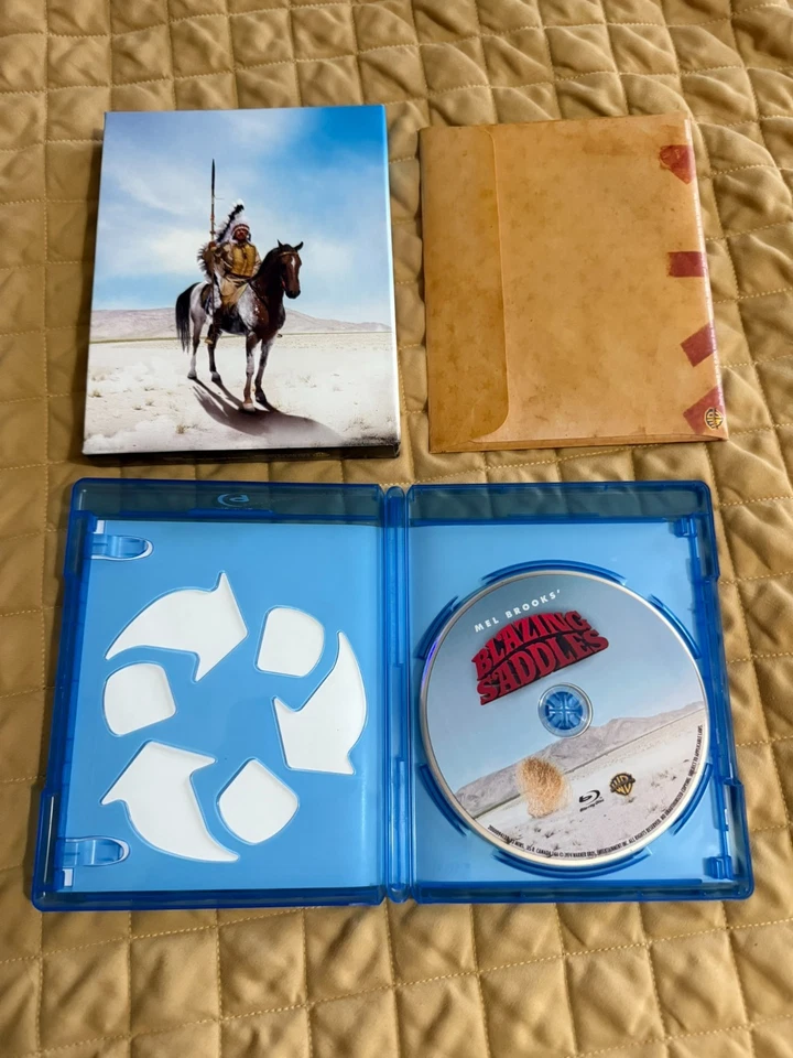 BLAZING SADDLES (1974) Warner Bros (2014) Blu-Ray W/ Slipcover And Extras - Image 2 of 2