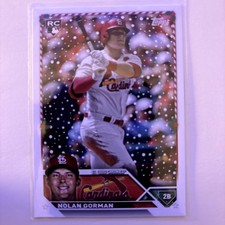 2023 Topps Holiday Nolan Gorman RC #H18 Cardinals Rookie EX/NM Baseball Card