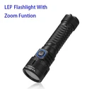 Vastlite Zoom LEP Flashlight 400 Lumen 3900 Feet Range USB Rechargeable Torch
