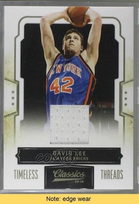 2009-10 Panini Classics Timeless Threads 22/49 David Lee #9 READ z0c