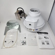 Fantech DBF 110 4" Duct Booster Dryer Exhaust Fan 160 CFM 95900 (UNTESTED)