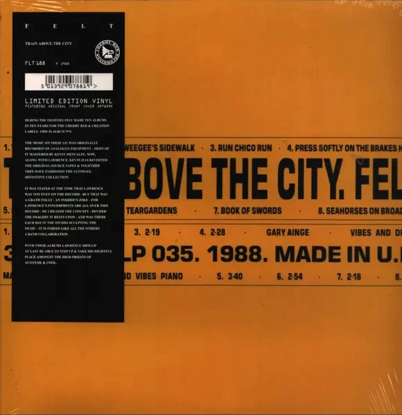 Felt Train Above The City LIMITED EDITION, NEW OVP Cherry Red Vinyl LP - Bild 1 von 1