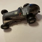 Rare Vintage Marx Wind-up Race Car Made in USA - Tether Car Adjustable Axel Loc
