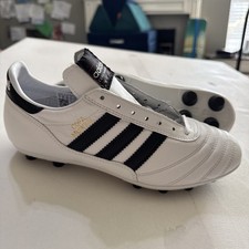 7 Men/8 Women - Adidas Copa Mundial FG White Soccer Cleats Made in Germany NEW