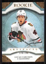 2020-21 Artifacts Copper #177 Lucas Carlsson /299
