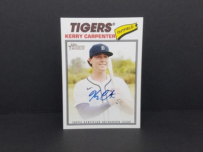2026 Heritage #ROA-KC Kerry Carpenter, Tigers - Real One Blue