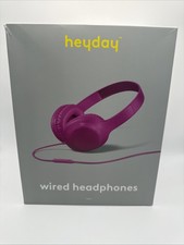 Heyday Wired Headphones New In Box Sealed 3.5mm Aux Plug