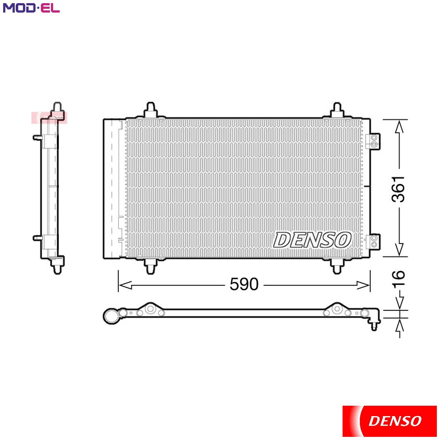 Fits DENSO DCN21018 condenser JUMPY / EXPERT 07- .. - Image 9