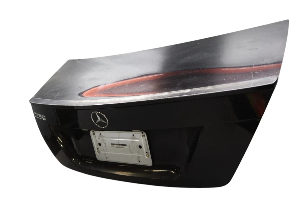 08-14 Mercedes W204 C250 C300 C350 Rear Trunk Lid Deck Shell Panel Black Oem - Image 4 of 4