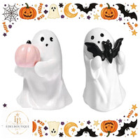 Halloween Deko Figuren Set Geister KüRbis Fledermaus Süß Geschenk