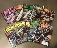 GUNS Magazine Lot of 9 2007 Issues FMG Firearms Shooting Sports Collector