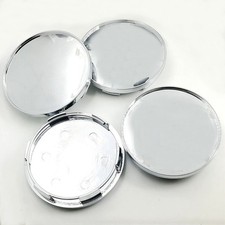 4pcs Wheel Rim Center Hub Caps Cover 68mm Car Accessories Chrome Silver No Logo 4pcs Wheel Rim Center Hub Caps Cover 68mm Car Accessories Chrome Silver No Logo