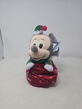 Mickey Mouse Primera Navidad Disney Bebés Peluche Parque Exclusivo Nuevo Con Etiquetas