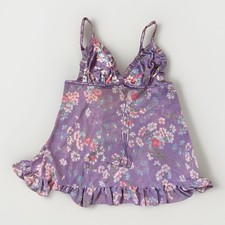 Y2K VTG Victoria s Secret Women s Lingerie Baby Doll Top Sz Medium