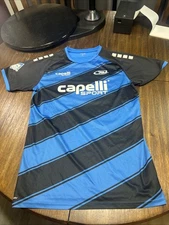 Capelli Sport Rush Soccer Jersey Blue Men Medium Short Sleeve Football Futbol 13