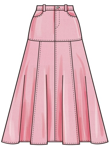 Simplicity Sewing Pattern 3070 - Misses' Skirts, Size: K5 (8-10-12-14-16) - Picture 5 of 8