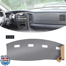 KEYOOG Dashboard Cover Dash Mat Fit for 2005-2002 Do-dge Ram 1500 2500 3500 (