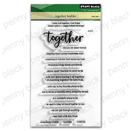 Penny Black Clear Stamps - Together Builder 31-071