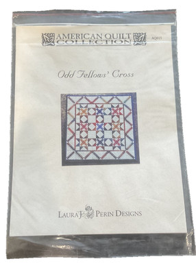 Laura J. Perin Designs American Quilt Collection AQ015 Chart  Odd Fellows Cross 