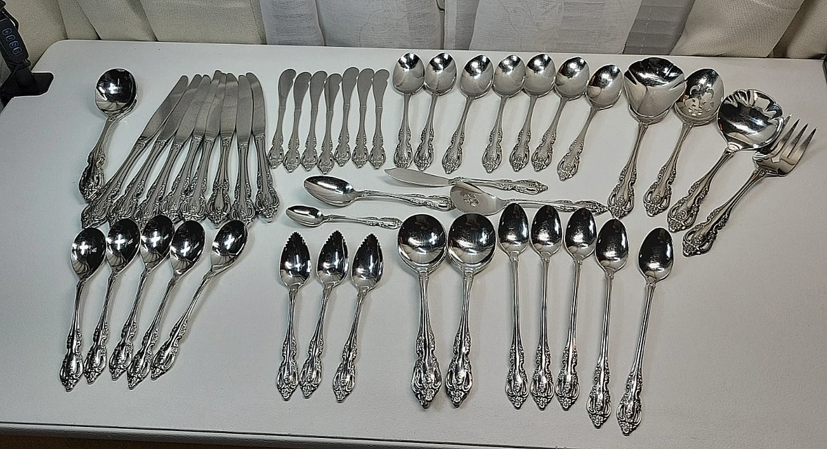 Silver花形スプーンセット 117g 本七宝・誕生花スプーン2本入り・銀製品・銀食器 : 銀食器・銀製器の