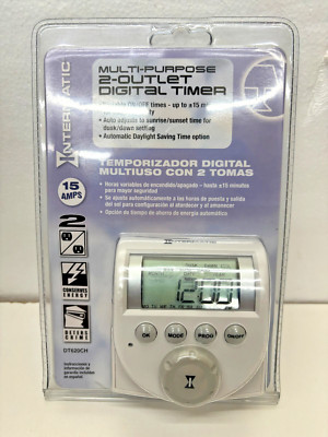 Intermatic Heavy Duty Digital Plug-In Astronomical Timer DT620